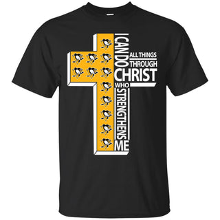 I Can Do All Things Through Christ Pittsburgh Penguins T Shirts