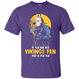 Jason With His Axe Minnesota Vikings T Shirts