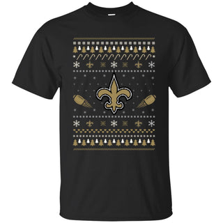 New Orleans Saints Stitch Knitting Style Ugly T Shirts