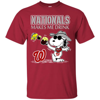 Washington Nationals Makes Me Drinks T Shirts