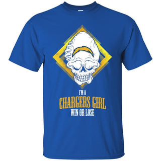 Los Angeles Chargers Girl Win Or Lose T Shirts