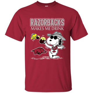 Arkansas Razorbacks Make Me Drinks T Shirts