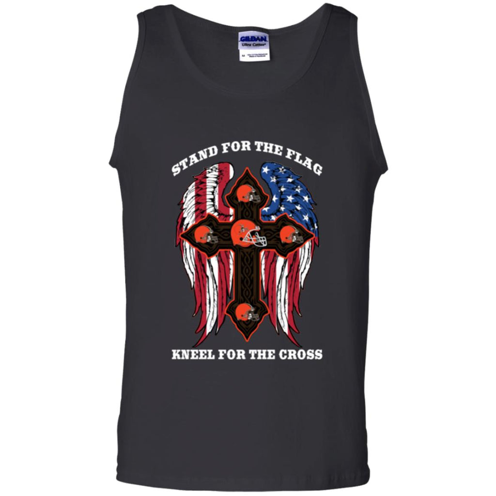Stand For The Flag Kneel For The Cross Cleveland Browns T Shirts