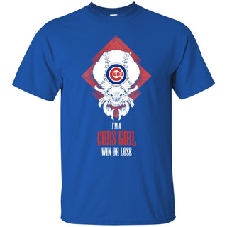 Chicago Cubs Girl Win Or Lose T Shirts