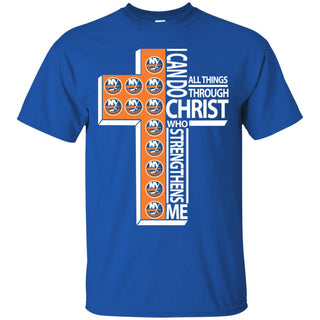 I Can Do All Things Through Christ New York Islanders T Shirts