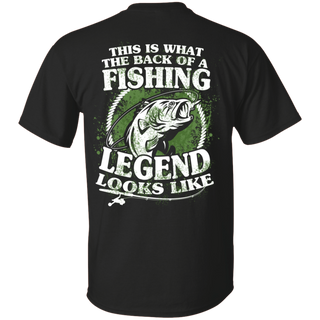 The Back Of A Fishing Legend Looks Like T Shirt