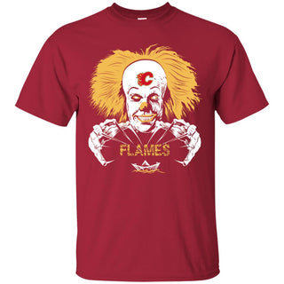 IT Horror Movies Calgary Flames T Shirts