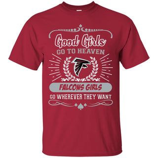 Good Girls Go To Heaven Atlanta Falcons Girls T Shirts