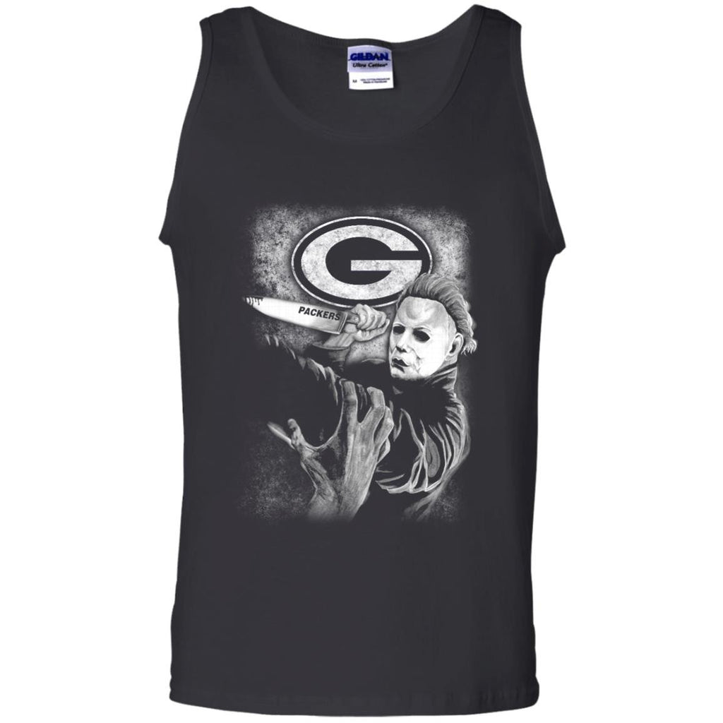 Michael Jason Myers Friday The 13th Green Bay Packers Halloween T Shirts - Best Funny Store