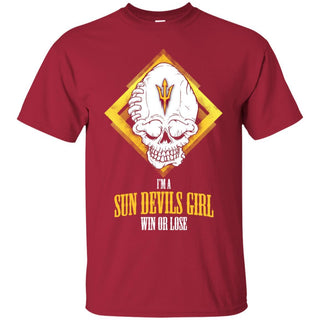 Arizona State Sun Devils Girl Win Or Lose T Shirts