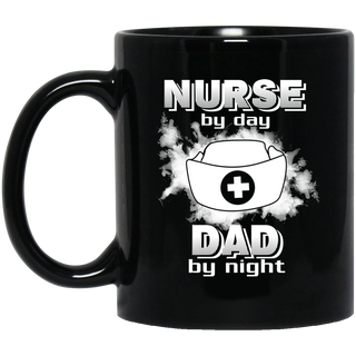 Nurse By Day Dad By Night Mugs
