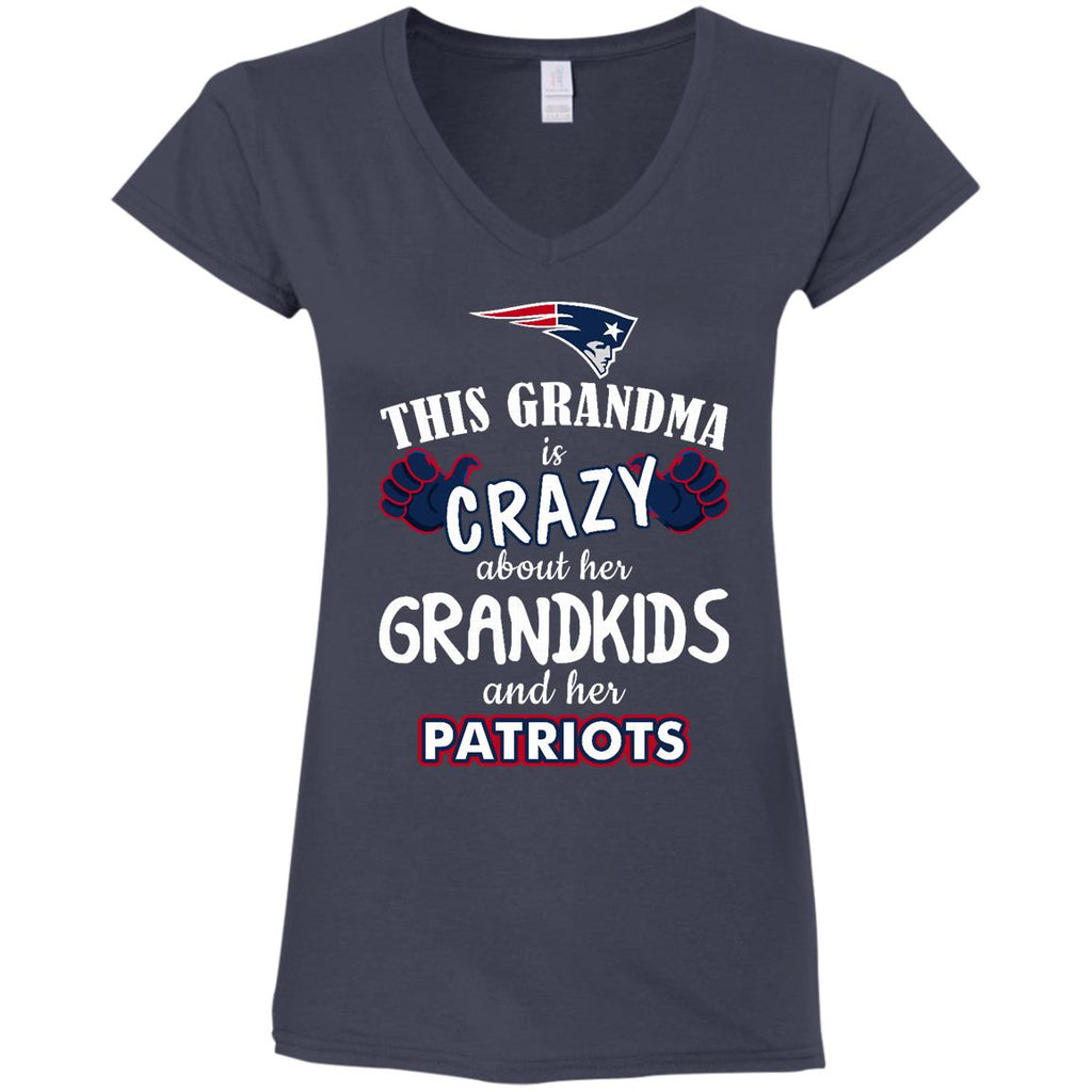 This Grandma Is Crazy About Her Grandkids And Her New England Patriots T Shirts