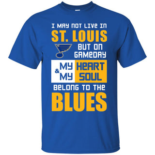 My Heart And My Soul Belong To The Blues T Shirts