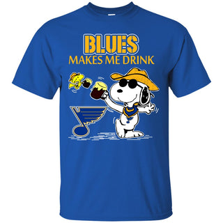 St. Louis Blues Make Me Drinks T Shirts