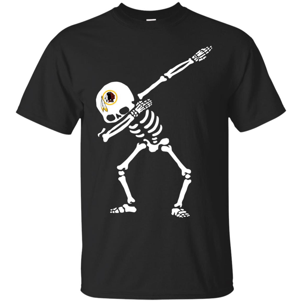 Dabbing Skull Washington Redskins T Shirts
