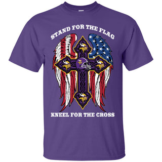 Stand For The Flag Kneel For The Cross Minnesota Vikings T Shirts