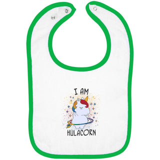 I Am Hulacorn Unicorn Snap Bibs