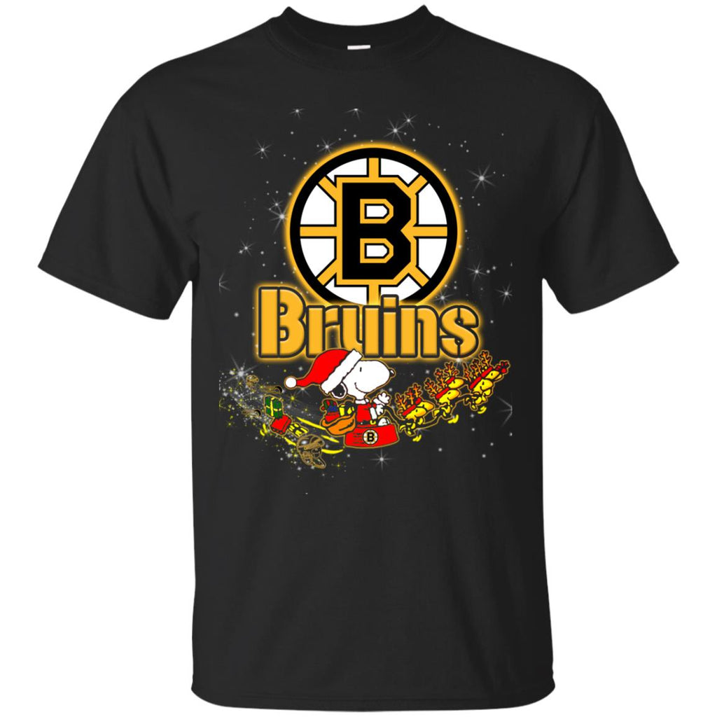 Snoopy Christmas Boston Bruins T Shirts