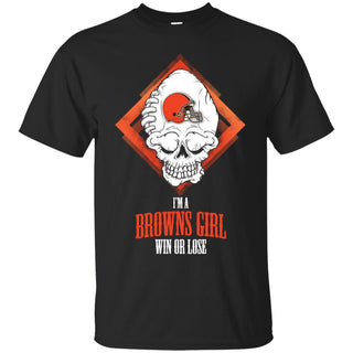 Cleveland Browns Girl Win Or Lose T Shirts