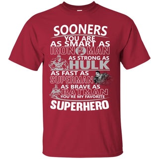 Oklahoma Sooners You're My Favorite Super Hero T Shirts