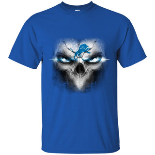 Detroit Lions Skulls Of Fantasy Logo T Shirts