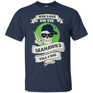 Skull Say Hi Seattle Seahawks T Shirts