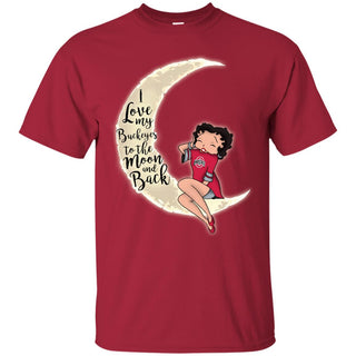 BB I Love My Ohio State Buckeyes To The Moon And Back T Shirt - Best Funny Store