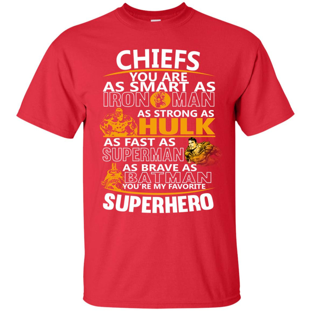 Kansas City Chiefs You're My Favorite Super Hero T Shirts