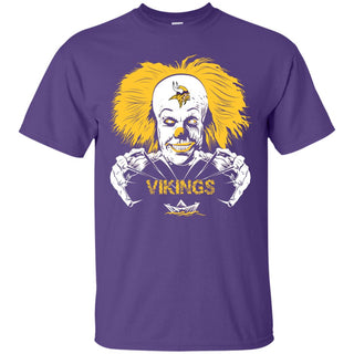 IT Horror Movies Minnesota Vikings T Shirts