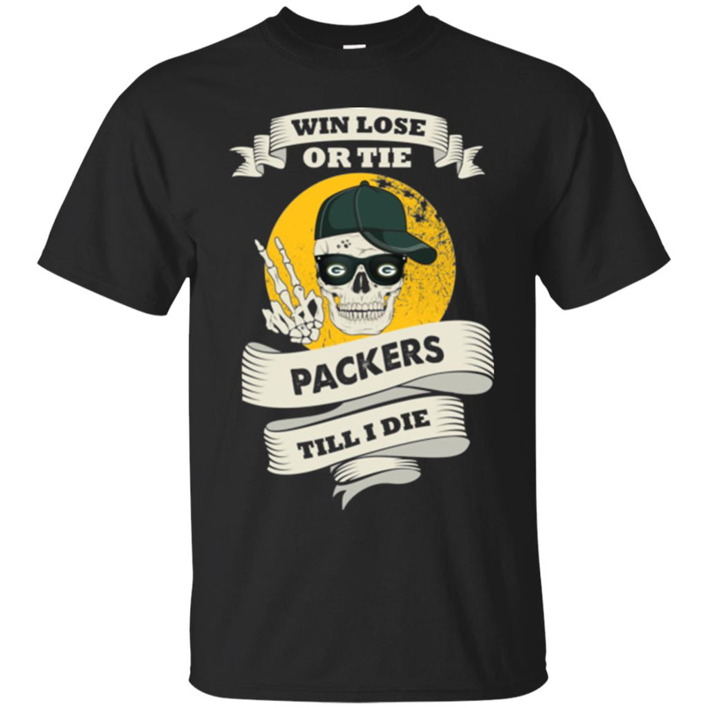 Skull Say Hi Green Bay Packers T Shirts