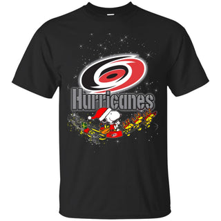 Snoopy Christmas Carolina Hurricanes T Shirts