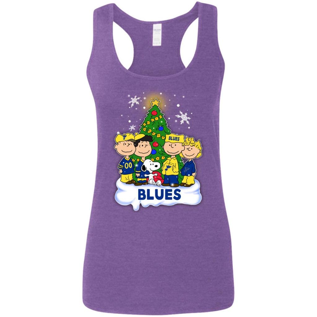 Snoopy The Peanuts St. Louis Blues Christmas T Shirts