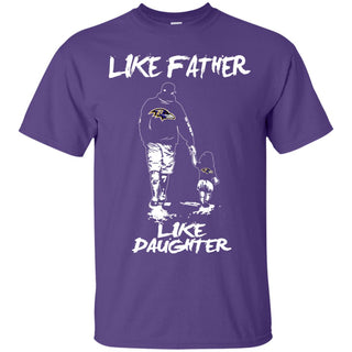 Like Father Like Daughter Baltimore Ravens T Shirts