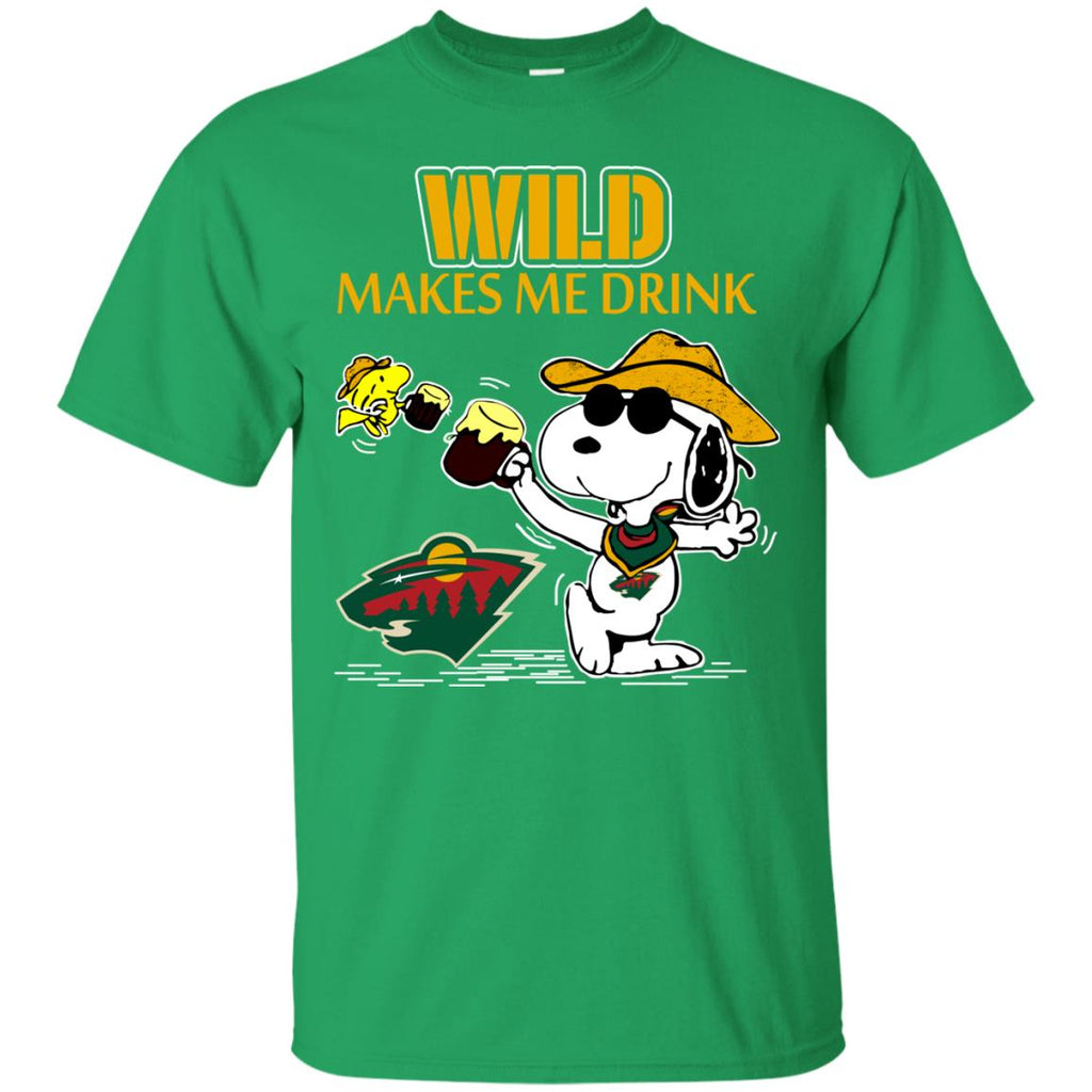 Minnesota Wild Make Me Drinks T Shirts