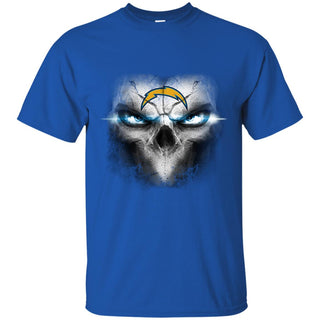 Los Angeles Chargers Skulls Of Fantasy Logo T Shirts