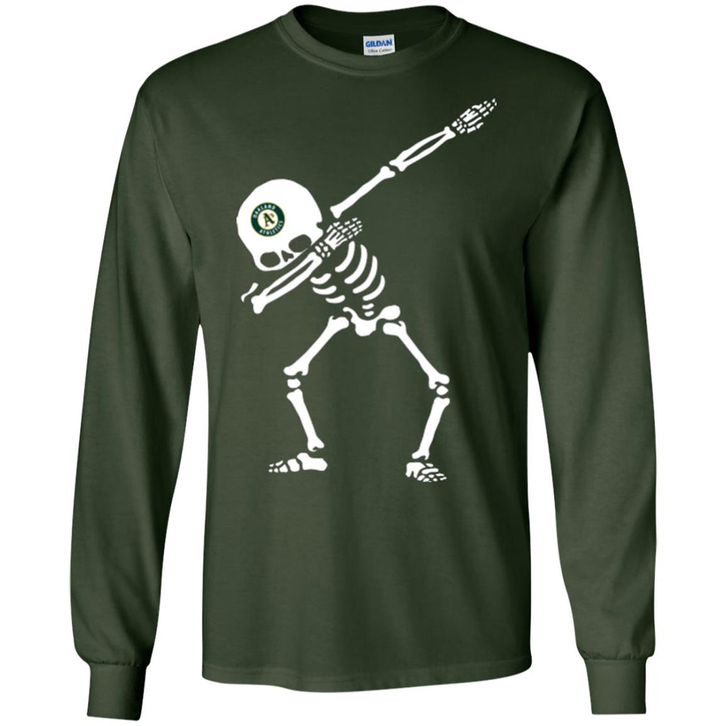 Dabbing Skull Oakland Athletics T Shirts