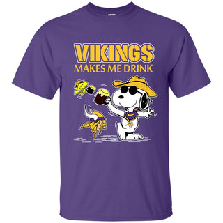 Minnesota Vikings Make Me Drinks T Shirts