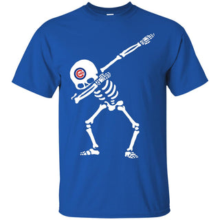 Dabbing Skull Chicago Cubs T Shirts
