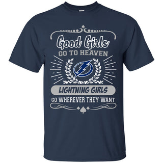 Good Girls Go To Heaven Tampa Bay Lightning Girls T Shirts