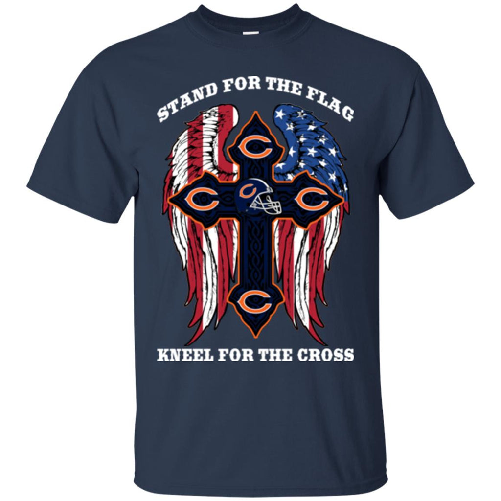 Stand For The Flag Kneel For The Cross Chicago Bears T Shirts