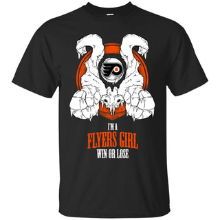 Philadelphia Flyers Girl Win Or Lose T Shirts