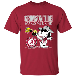 Alabama Crimson Tide Make Me Drinks T Shirts