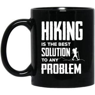 Hiking Is The Best Solution Mugs