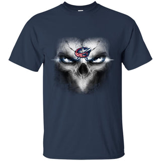 Columbus Blue Jackets Skulls Of Fantasy Logo T Shirts