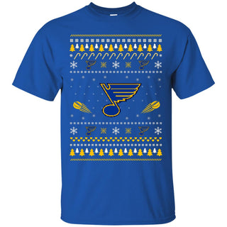 St. Louis Blues Stitch Knitting Style T Shirt