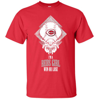 Cincinnati Reds Girl Win Or Lose T Shirts