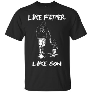 Like Father Like Son Oakland Raiders T Shirt