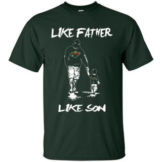 Like Father Like Son Minnesota Wild T Shirt