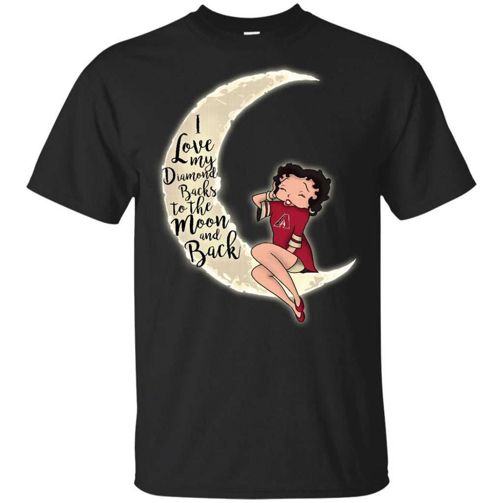 BB I Love My Arizona Diamondbacks To The Moon And Back T Shirt - Best Funny Store