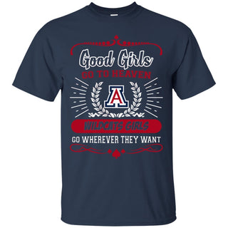 Good Girls Go To Heaven Arizona Wildcats Girls T Shirts